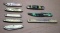 Eight Mixed Folding Knives