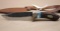 Excellent Marbles Hunting Knife with Antler Handle and Leather Sheath
