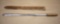 East African Billed Blade Sword with Leather Scabbard