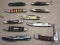 10 Mixed Folding Knives including Several Schrade Knives