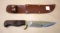 Beautiful Hand-Crafted Hunting Knife in Sheath