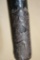 Antique Japanese Katana Scabbard with Butterfly and Heart Images in Rusted Metal