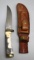 Schrade USA 153UH Fixed Blade Hunting Knife and Sheath