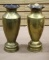 Vietnam Era Trench Art Vases Formed from Large Shells