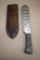Large Boyt US WWII Era Bolo Knife with Scabbard