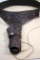 Beautiful Tooled Leather Ammo Belt and Holster