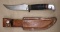 Excellent Western L39 Three-Line Marked Hunting Knife and Sheath