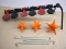 Steel Flip Paddle Target with Shooting Star Set