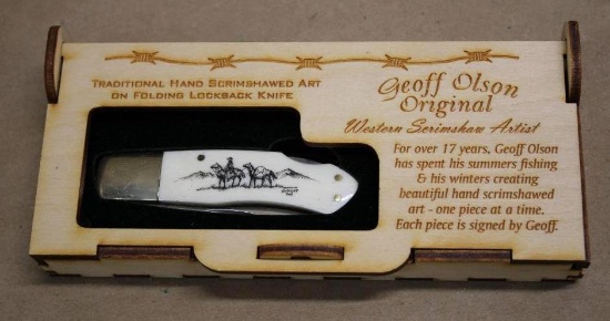 Geoff Olson Original Folding Knife in Case