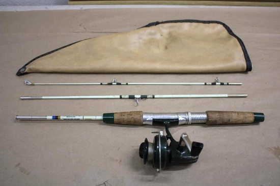 Zebco XR11 Open-Face Reel and Fiberglass Rod