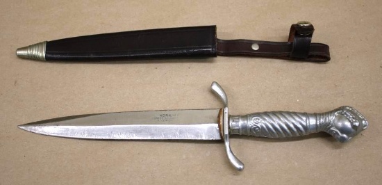 1950s Korium Eagle Claw Dagger-Style Knife with Sheath