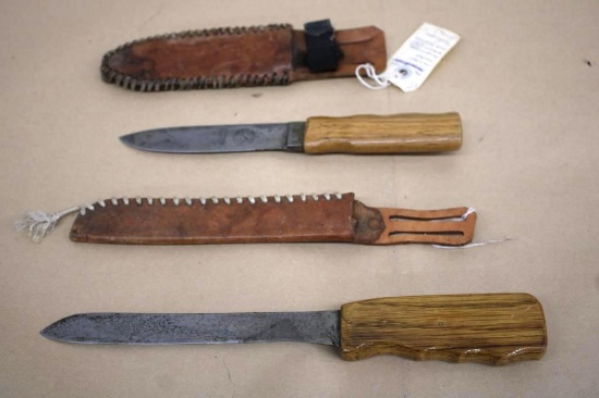 1942 Hermann and Moog and Similar Unmarked Similar Knife with Sheaths