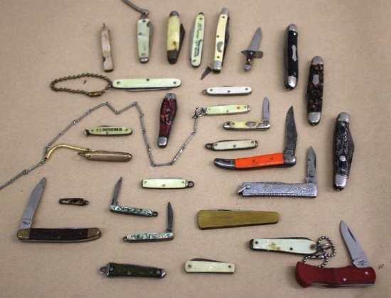 Collection of Tiny Folding Knives