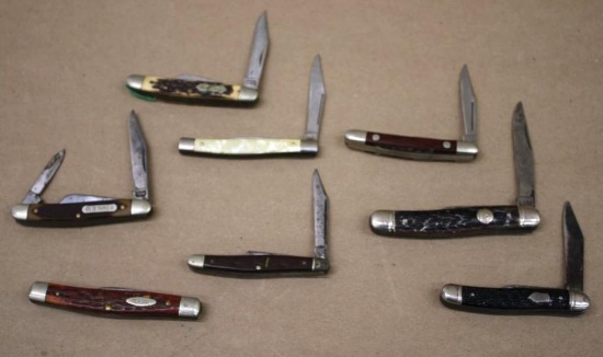 8 Tiny Folding Knives from Camillus, Western, Imperial, and More