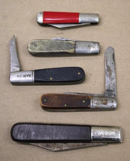Barlow and Diamond Edge Folding Knives