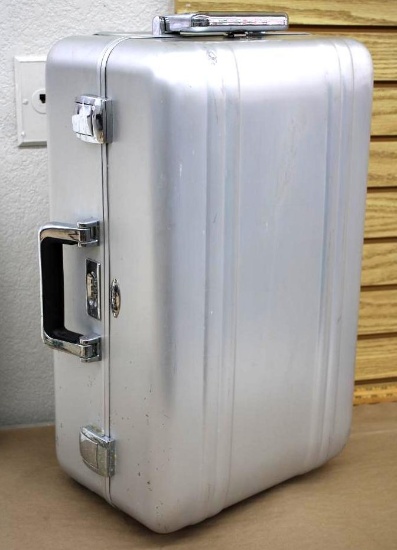 Metal Outer Haliburton Zero Carry-On with Combination Lock