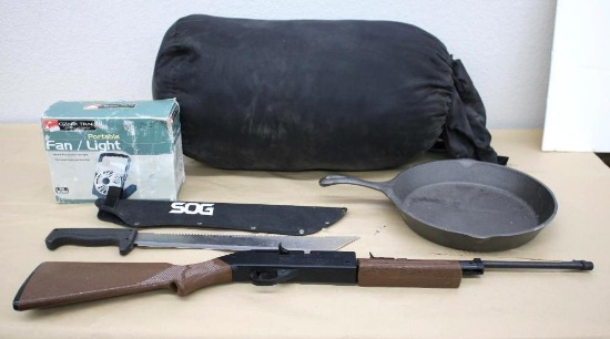 Camping Goods and Pump Master Air Gun