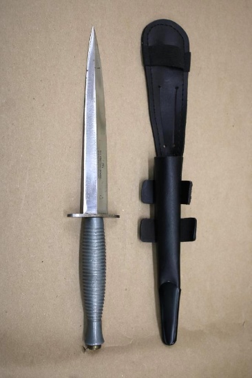 George Wostenholm & Son Fairbairn Commando Dagger in Sheath