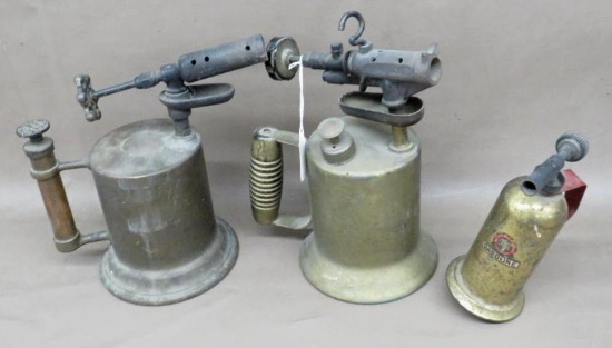 Antique Brass Blow Torches