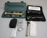 Weaver Hammer and Punch Set, Two Pairs Digital Calipers, Frankford Arsenal Scale, and More