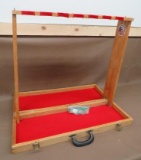 Oak Folding Rifle Rack