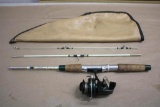 Zebco XR11 Open-Face Reel and Fiberglass Rod