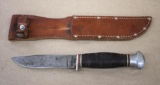 Robeson ShurEdge No. 20 Fight Knife with Leather Sheath