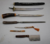 Mixed Knives of Different Styles