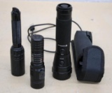 Three Pocket Flashlights