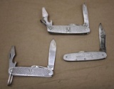 Pair of Camillus US Military and Kutmaster Steel Folding Knives