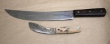 Pair of Green River Wood Handle Knives