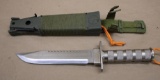 Large Maxam Steel Survival Knife and Scabbard