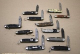 Folding Scouting and Camping Knives marked Imperial, Campbuddy, Pal, and More