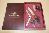 Winchester Limited Edition 2007 Three-Knife Set in Wood Case