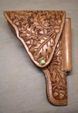 Beautiful Hand-Made Leather Luger P08 Holster