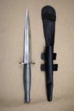 George Wostenholm & Son Fairbairn Commando Dagger in Sheath