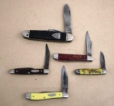 Case XX Coca-Cola and Imperial Davy Crocket Folding Knife with More Small Folding Knives