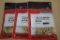 Three Packs of 50 Winchester 7.62 x 39mm New Brass