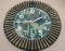 Battery Operated Clock with Live Ammunition Frame
