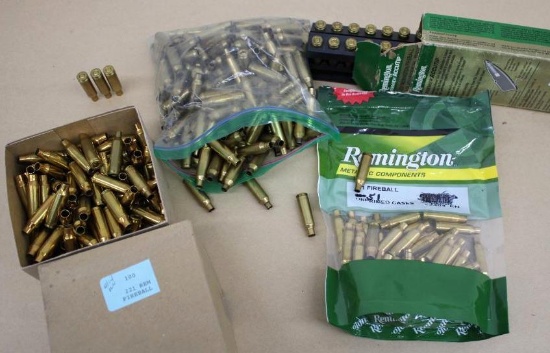 Mixed 221 Fireball Brass for Reloading Plus 20 Rounds
