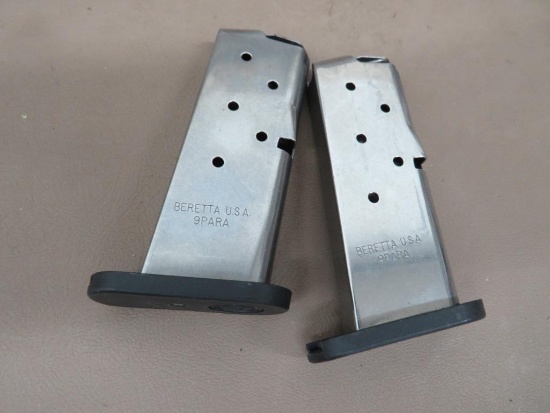 Beretta BU9 Nano 9mm Magazines