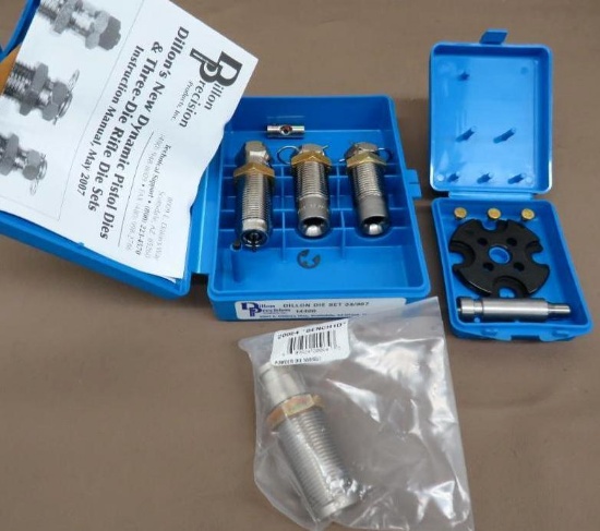 Dillon 38 Special and 357 Magnum Reloading Dies and 550 Adapter