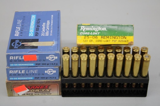 80 Rounds 25-06 Remington Ammunition