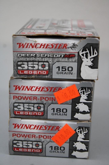 60 Rounds Winchester 350 Legend Deer Season XP Ammunition