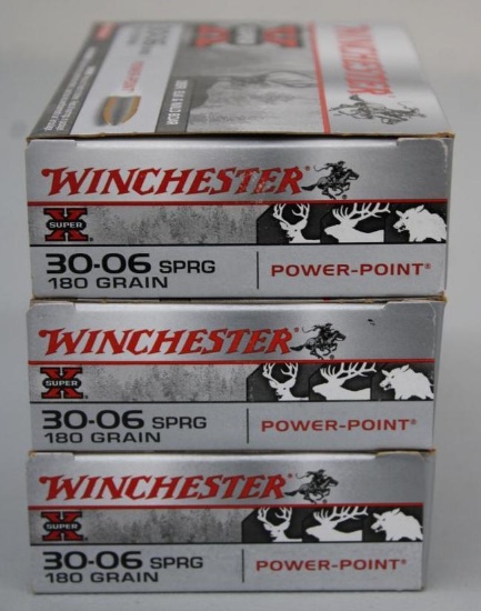 60 Pieces Winchester Super-X 30-06 Springfield Ammunition