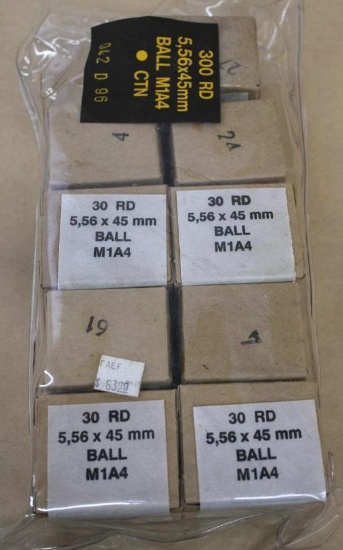 270 Rounds 5.56 x45mm Ball Ammunition