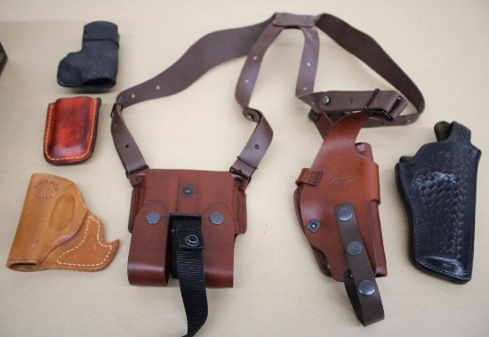 Leather Pocket and Shoulder Holsters