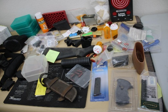 Mixed Firearms Care Products, Gun Parts, Stocks, Grips, and more