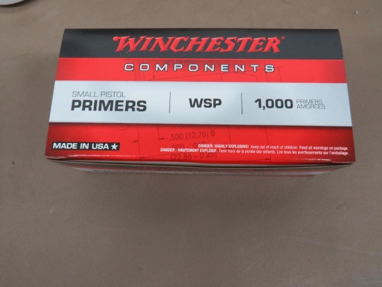 Winchester WSP Small Pistol Primers NO SHIPPING