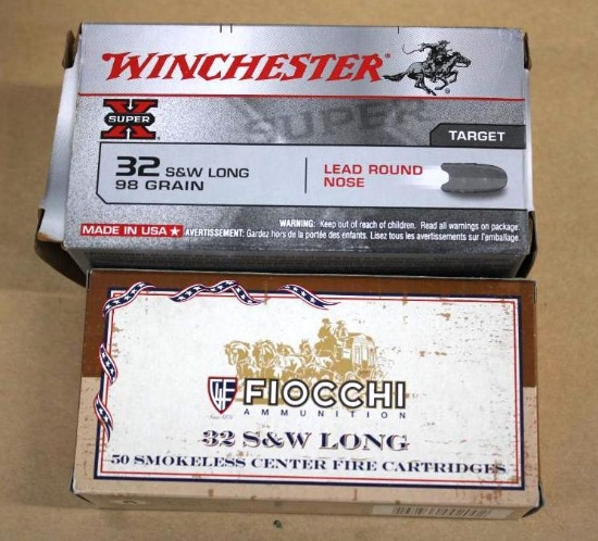 102 Rounds 32 S&W Long Ammunition